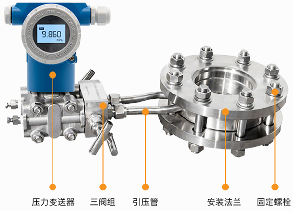 dn150孔板流量計結(jié)構(gòu)圖