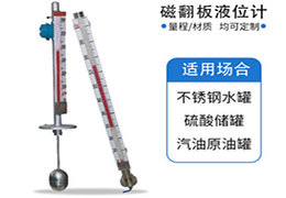 頂裝式翻板液位計